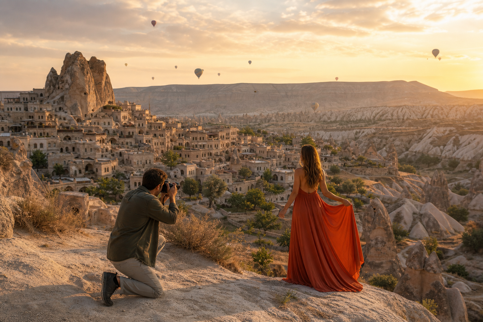Goreme viewpoint photo shoot