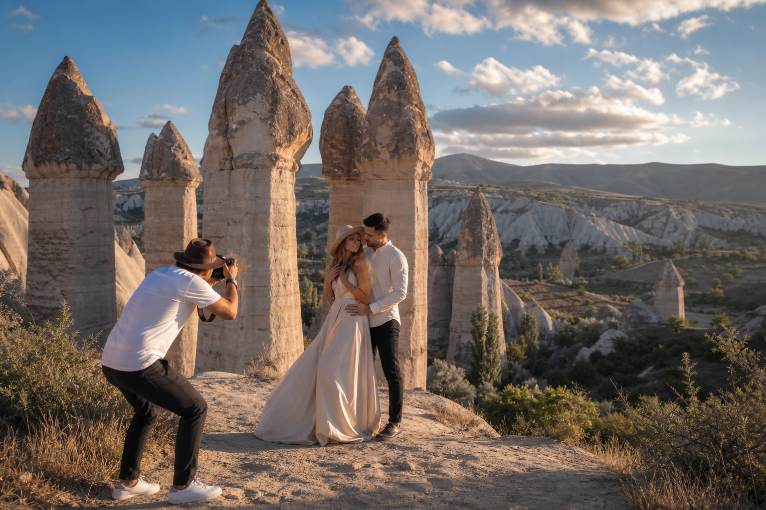Cappadocia photo shoot in Love Valley