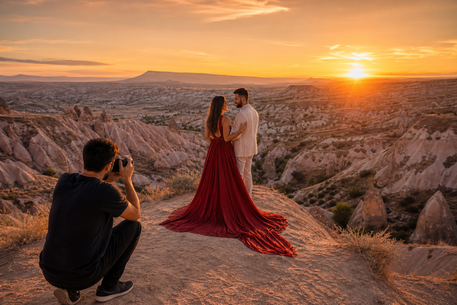 Cappadocia sunset photoshoot